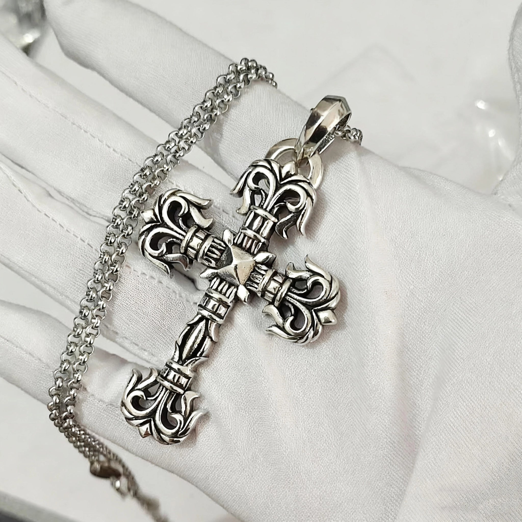 A set of large flame